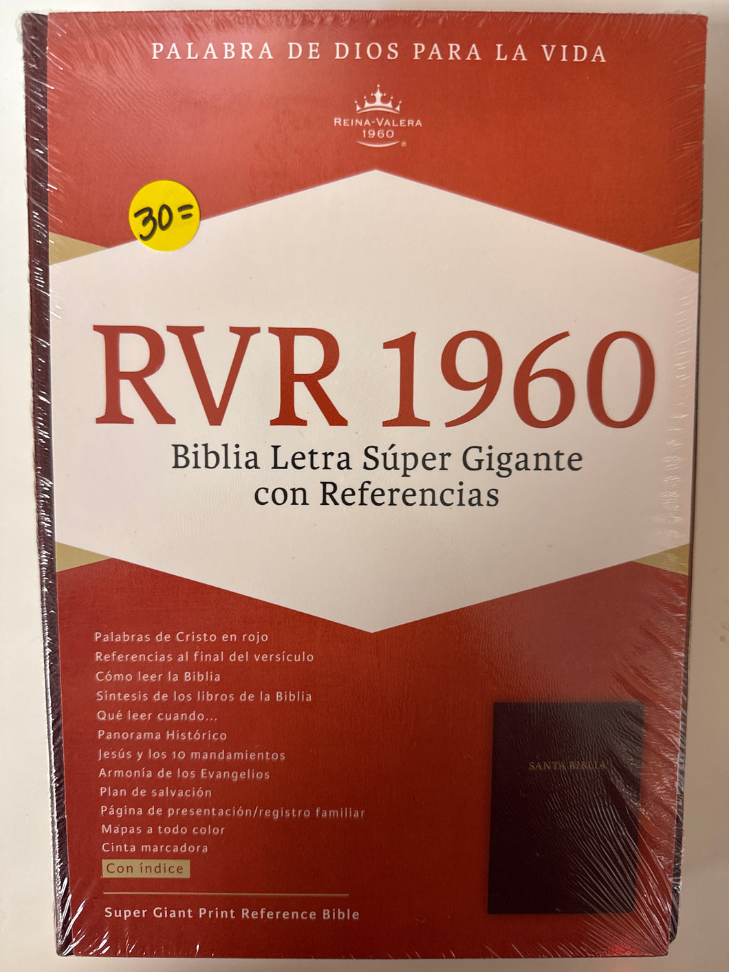 Usd 30.00 Biblia Letra Super Gigante