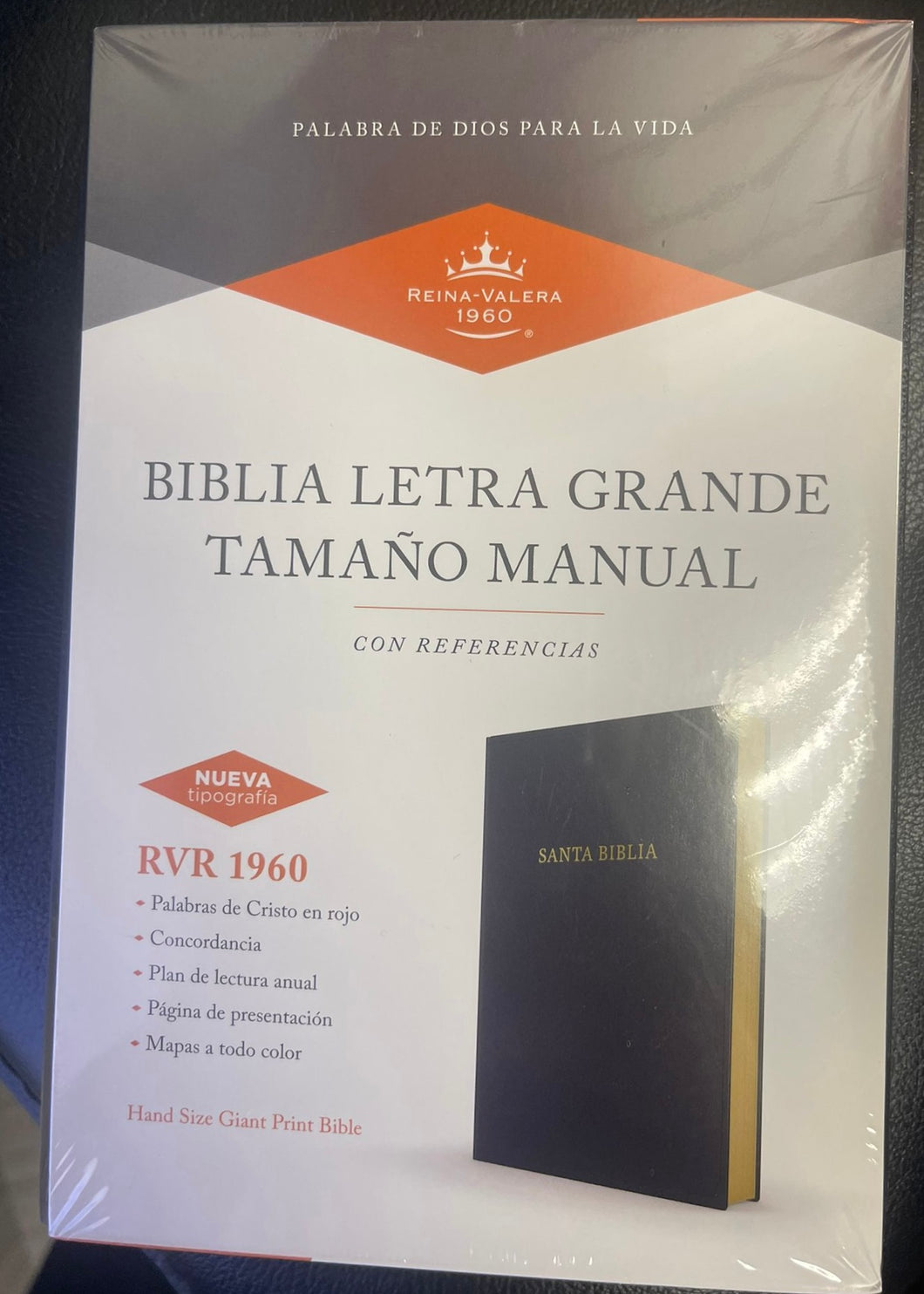Usd 30.00 Biblia  Letra Grande Tamaño  Manual
Con Referencias RVR 1960